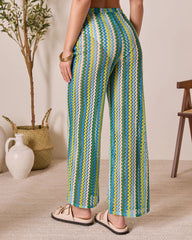 Sunkiss Riviera Chevron Cover Up Pants