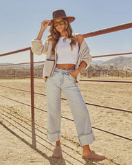 Heritage Ride Horse Motif Cardigan