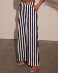 Liberty Lane Striped Wide Leg Pants
