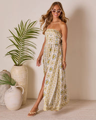 Willow Daze Strapless Maxi Dress