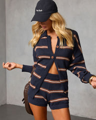 Nieves Striped Knit Top