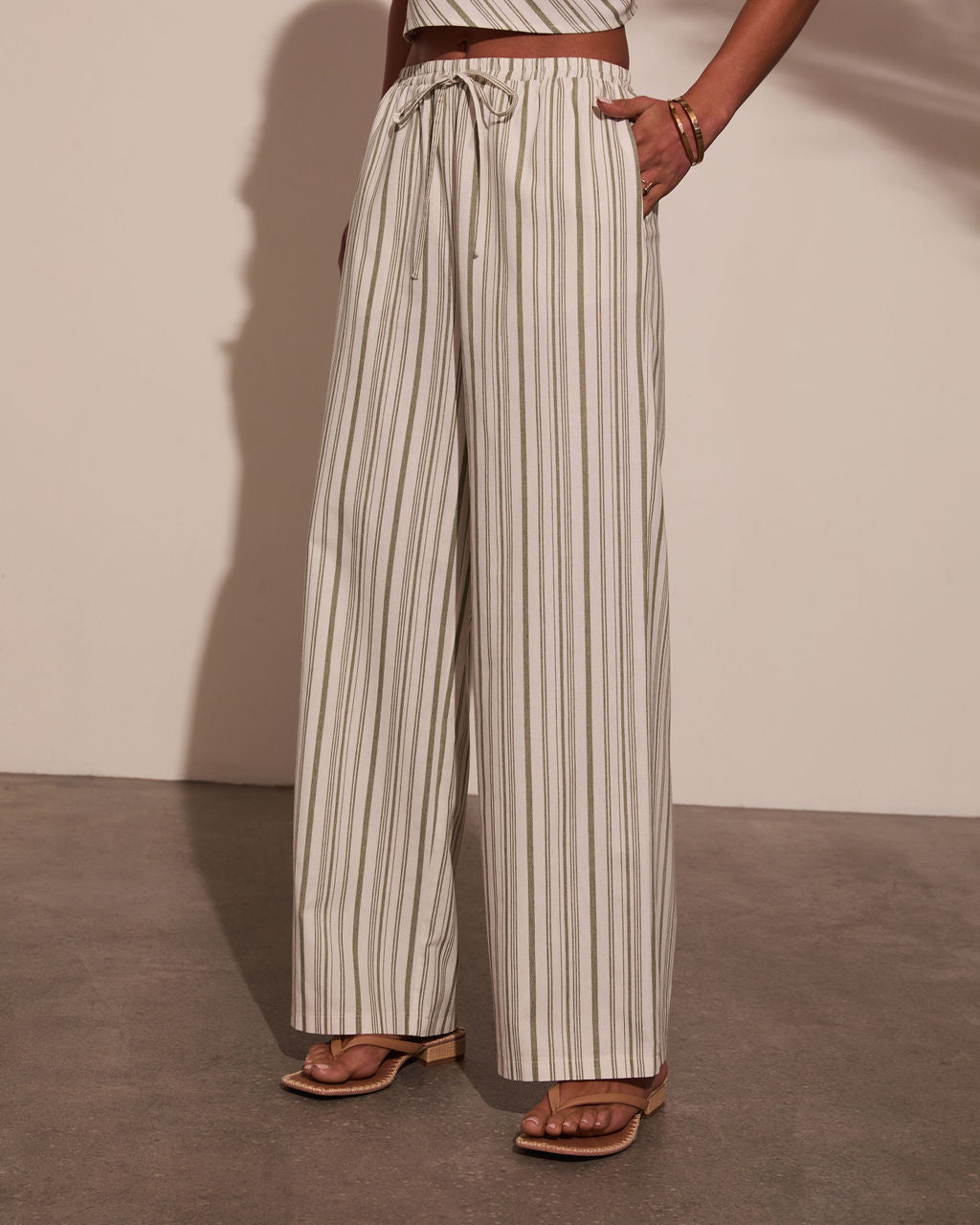 Myah Striped Wide Leg Pants