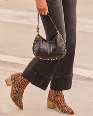 Musee Studded Leather Shoulder Bag