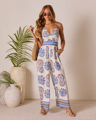 Elanie Abstract Jumpsuit