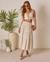 Tauni Tiered Maxi Skirt