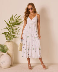 Sea Song Floral Maxi Dress