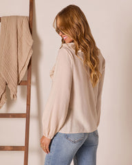 Lorenna Ruffle Peasant Top