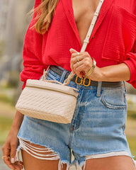 Luelle Woven Crossbody Bag