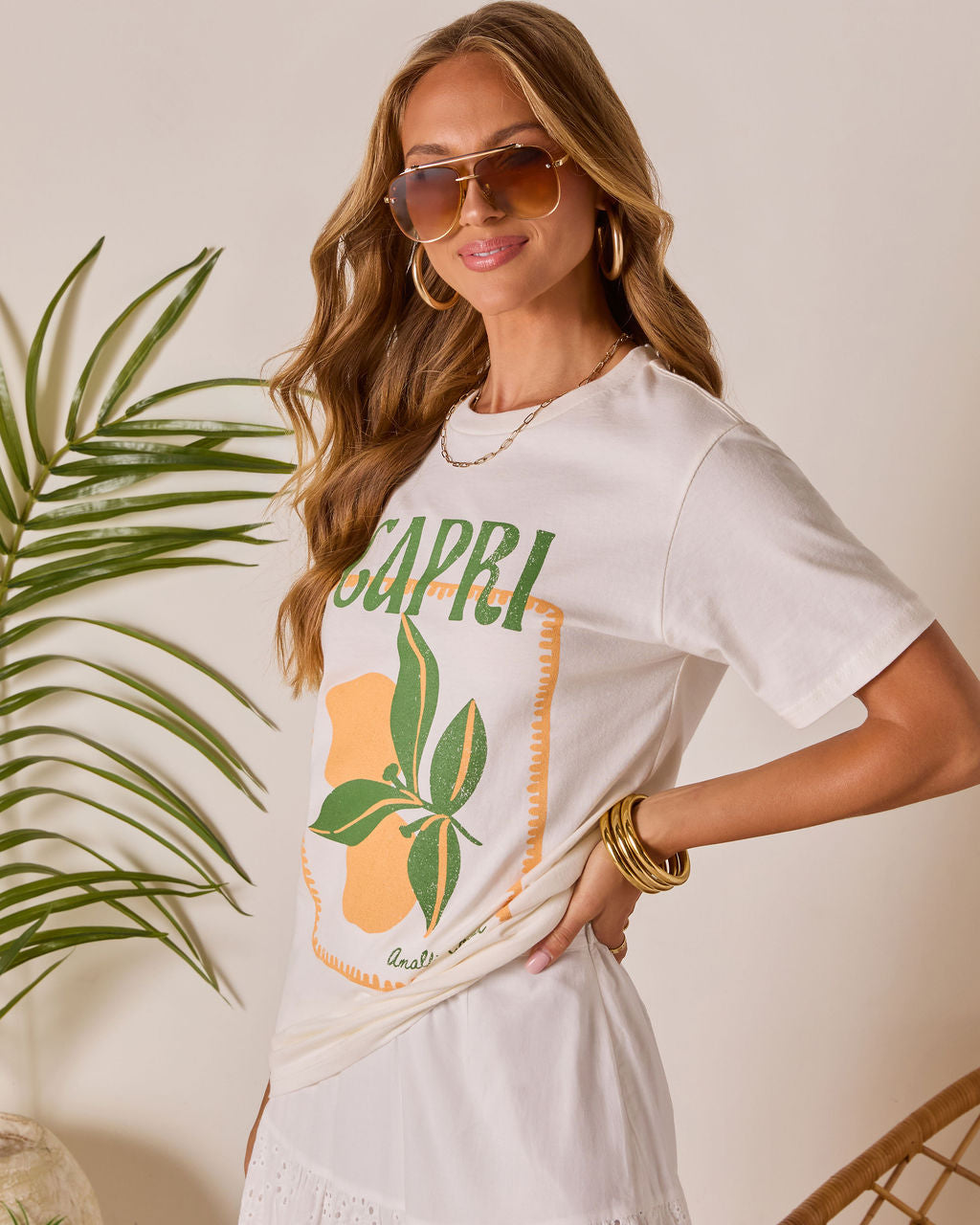 Capri Short Sleeve Graphic Tee
