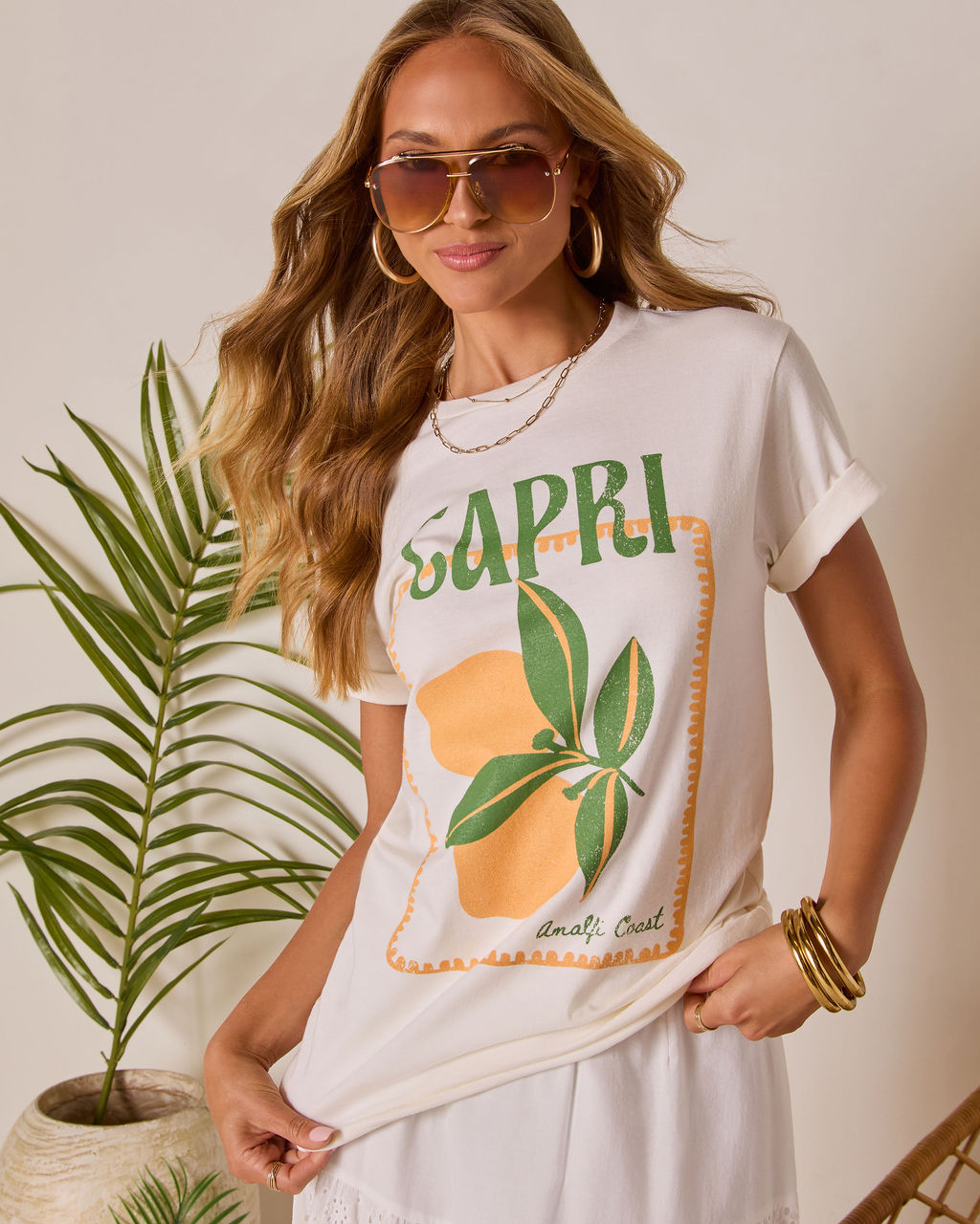 Capri Short Sleeve Graphic Tee