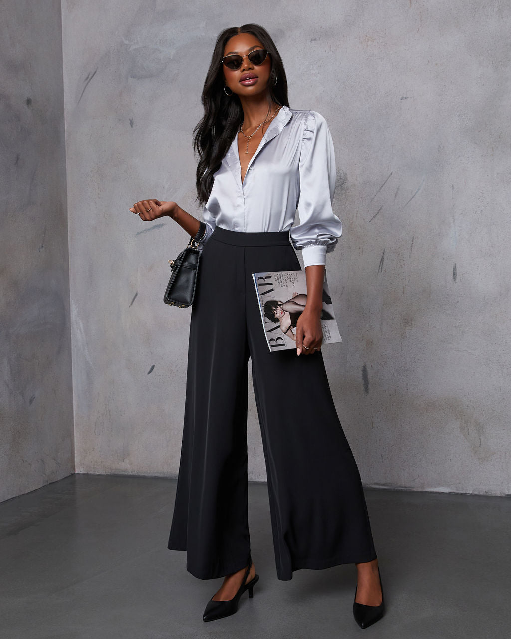 Madi Pocketed Wide Leg Pants