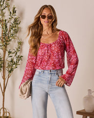 Nelda Floral Printed Top