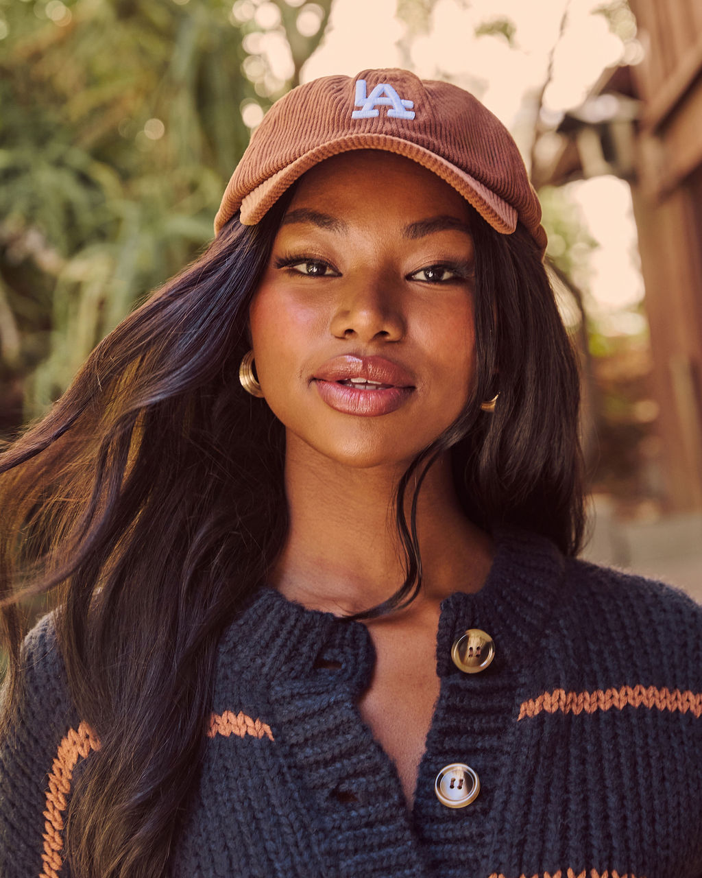 LA Babe Corduroy Baseball Cap