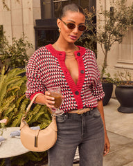 Whipped Chai Abstract Cardigan