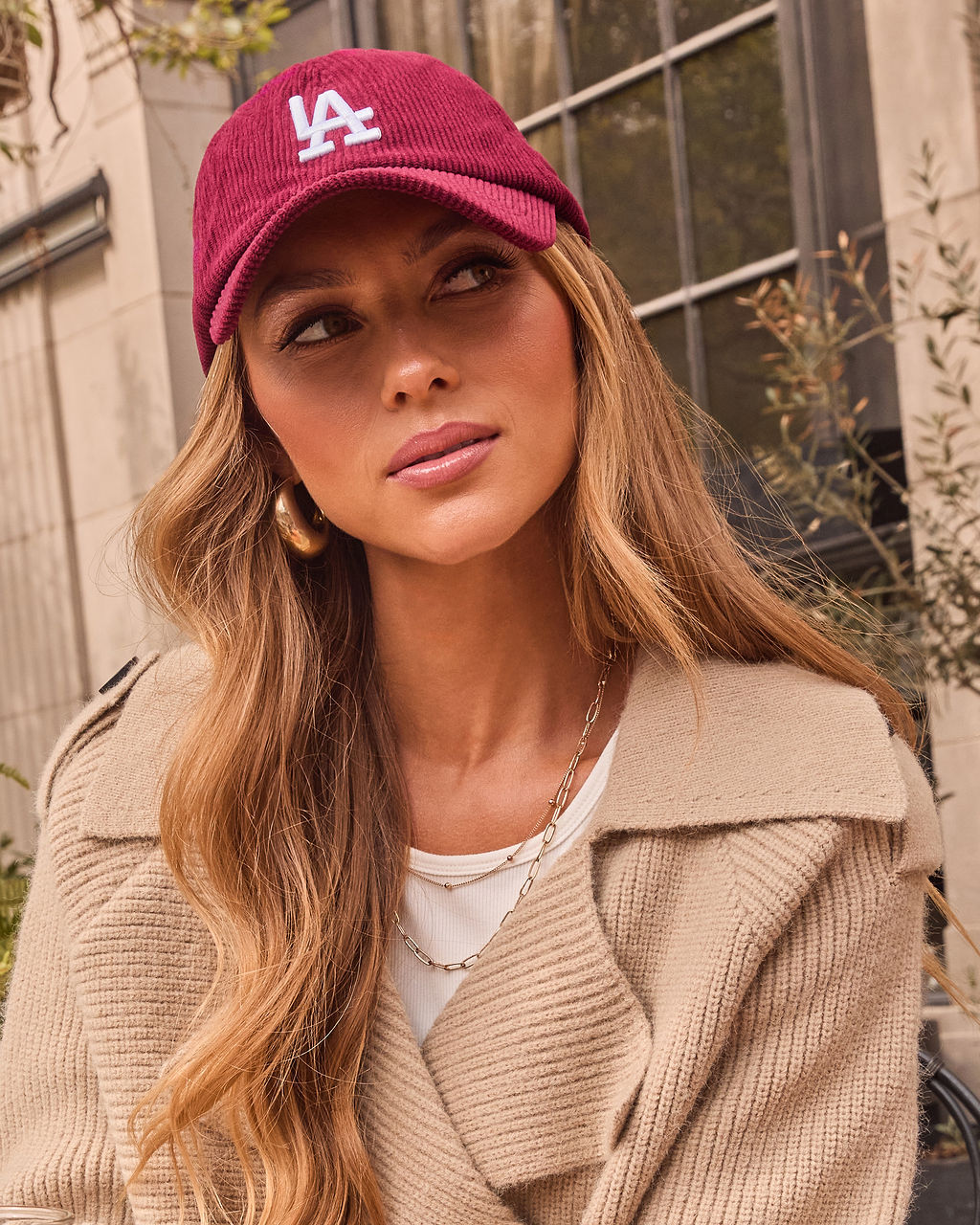 LA Babe Corduroy Baseball Cap