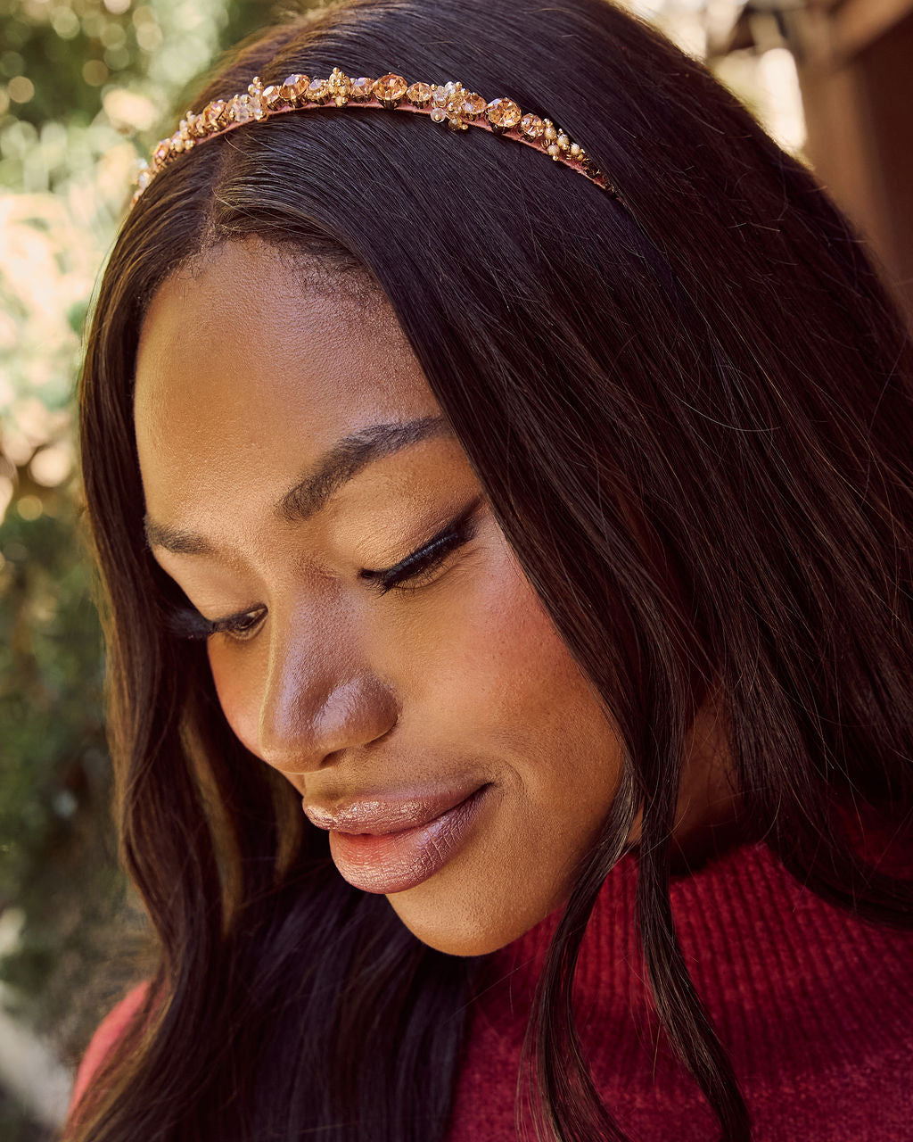 Yamira Gemstone Embellished Headband