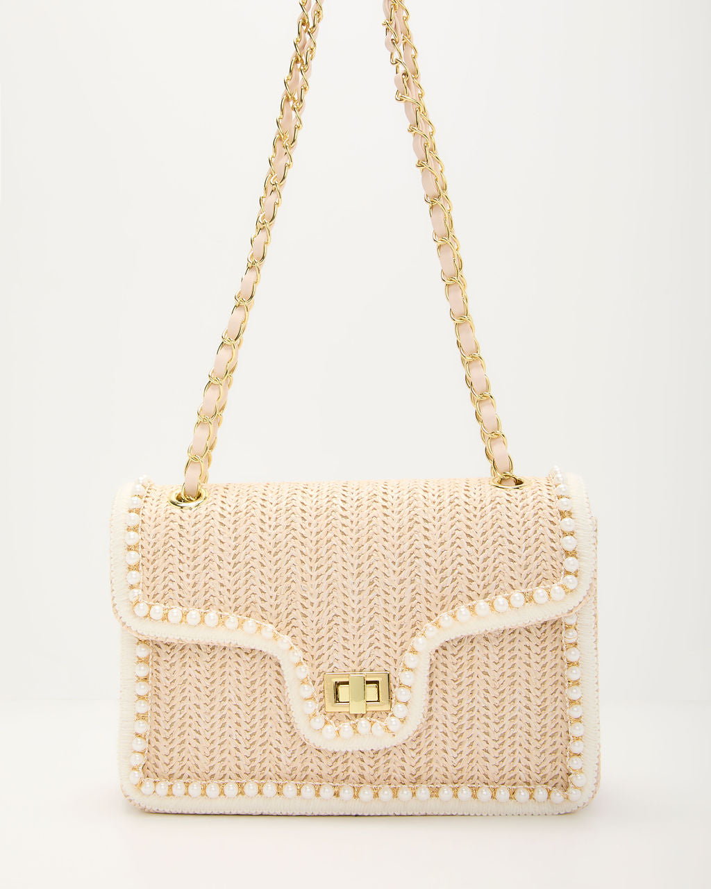 Jenie Straw Shoulder Bag