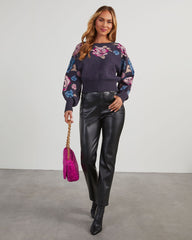Zandra Floral Sweater