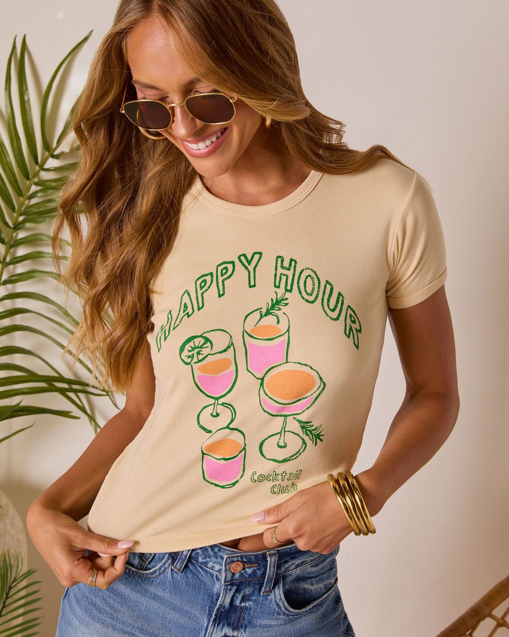 Happy Hour Short Sleeve Graphic Tee