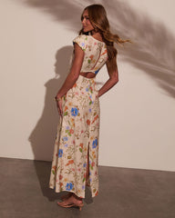 Sevie Floral Slip Maxi Dress