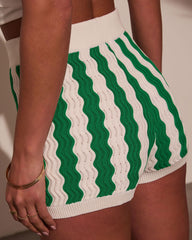 Dakota Wavy Stripe Shorts