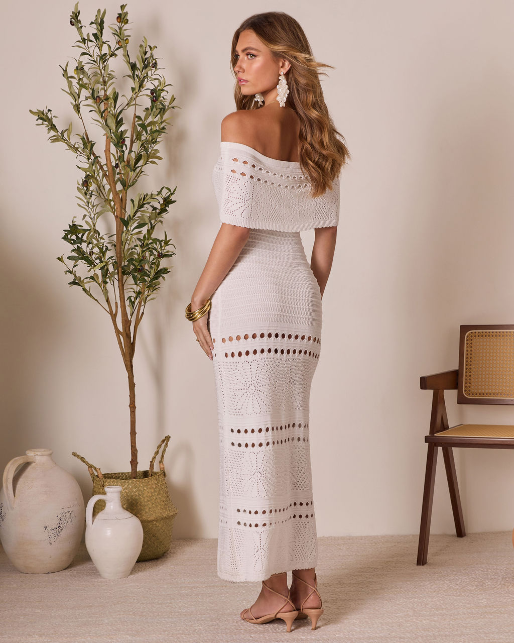 Siena Sun Strapless Knit Maxi Dress