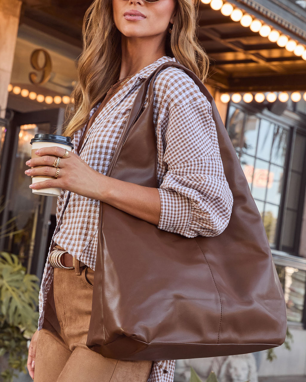 Barlow Leather Slouchy Tote