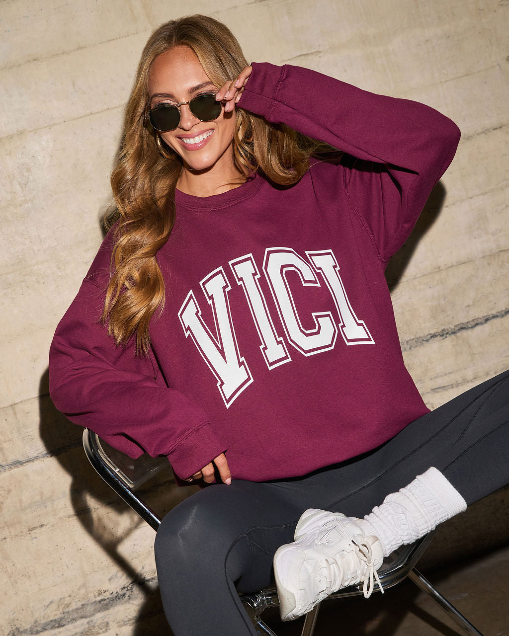 VICI Muse Oversized Graphic Sweatshirt