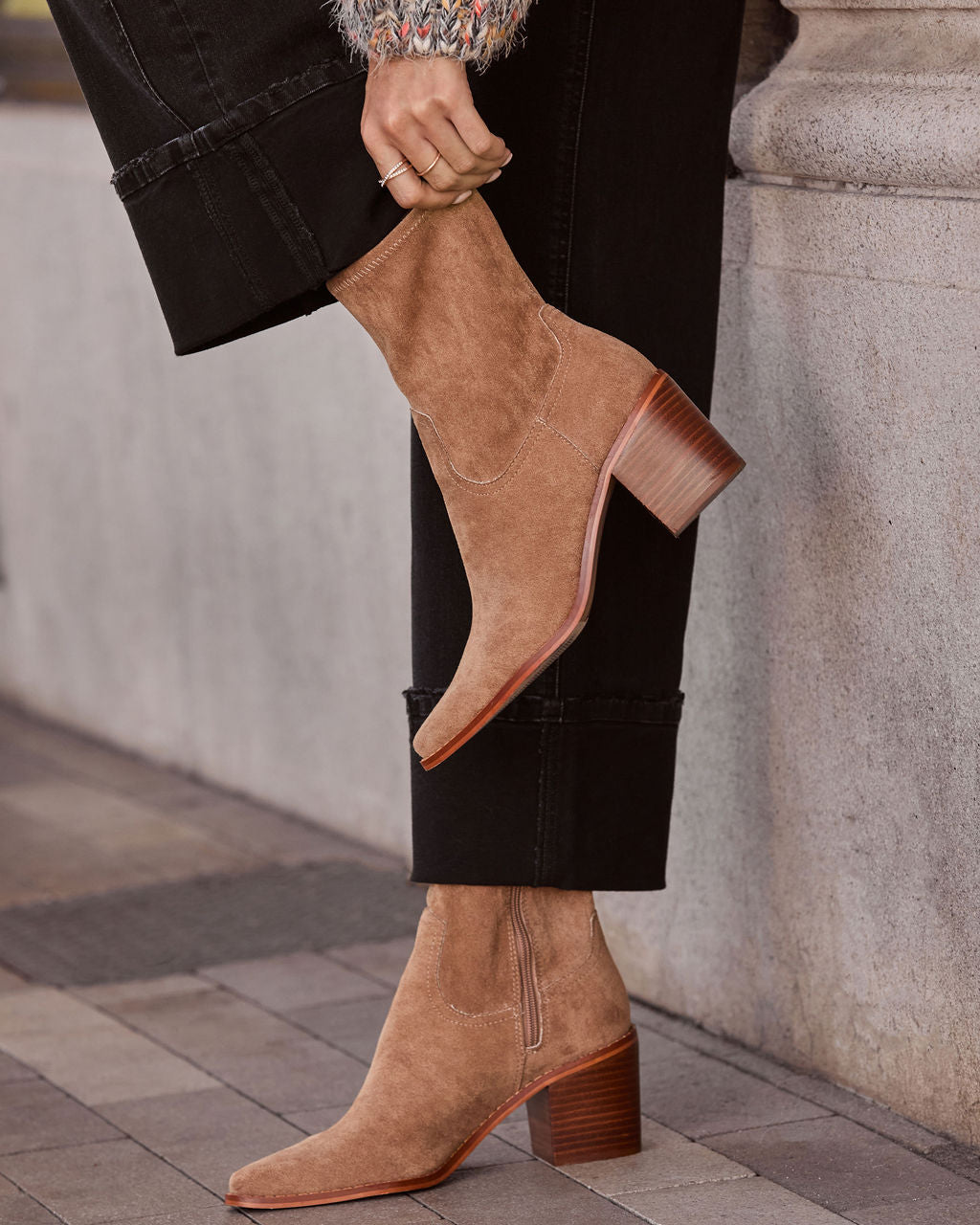Alexie Suede Bootie