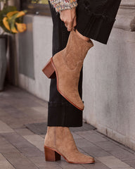 Alexie Suede Bootie