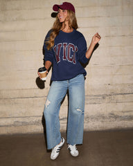 VICI Drop Oversized Graphic Sweatshirt