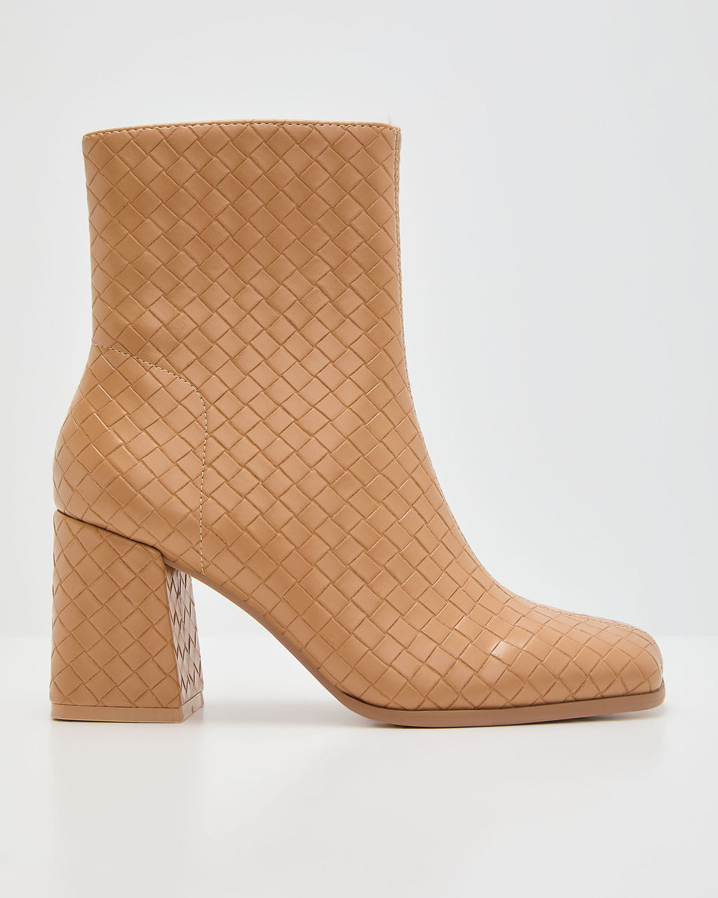 Chanie Woven Leather Booties