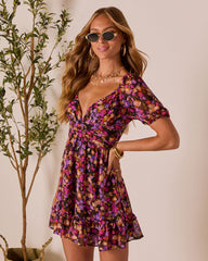 Chasing Dawn Babydoll Mini Dress