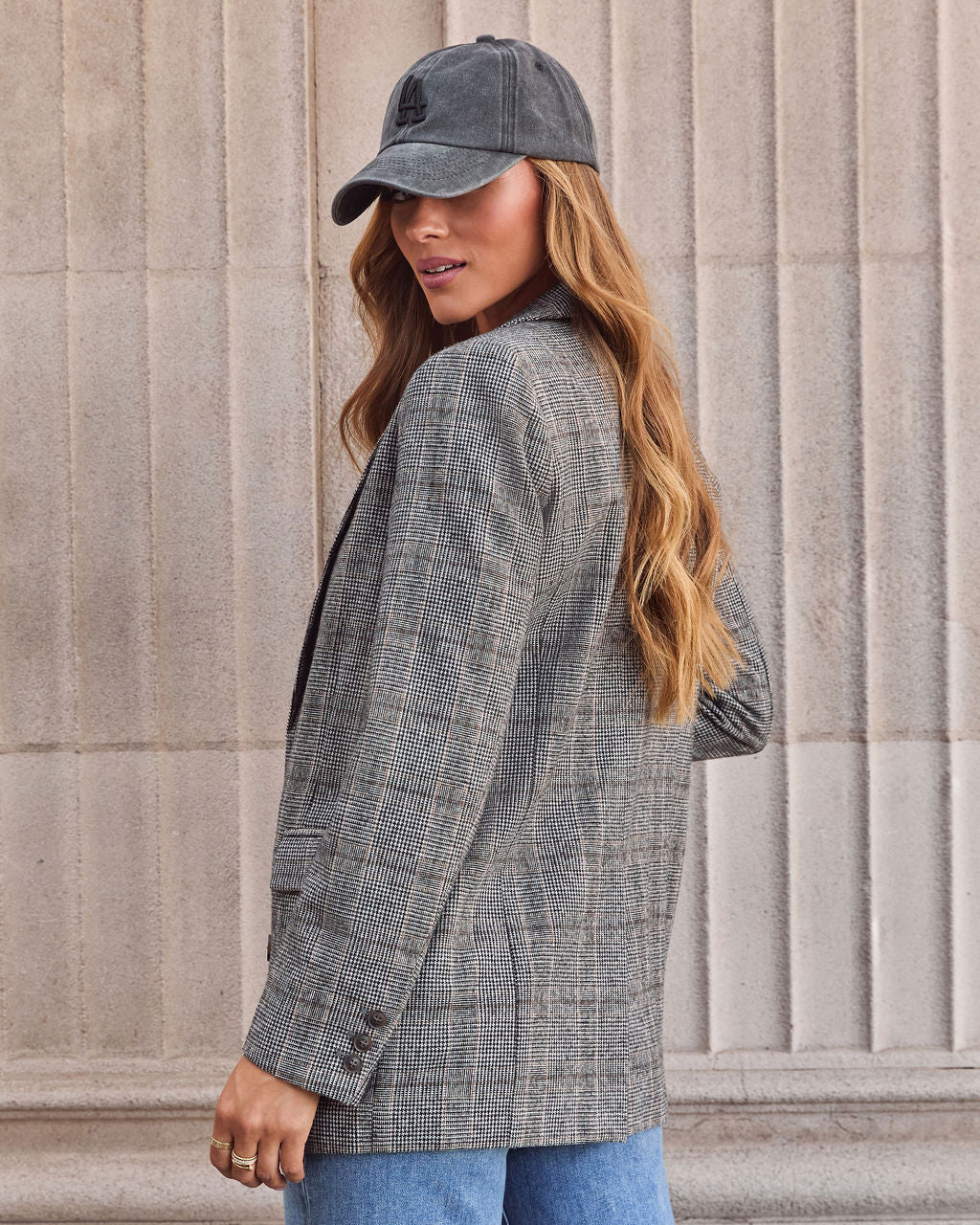 Helen Plaid Blazer