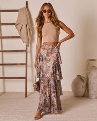 Reissa Tiered Maxi Skirt