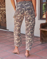 Rolend Super Stretch Camo Barrel Jeans