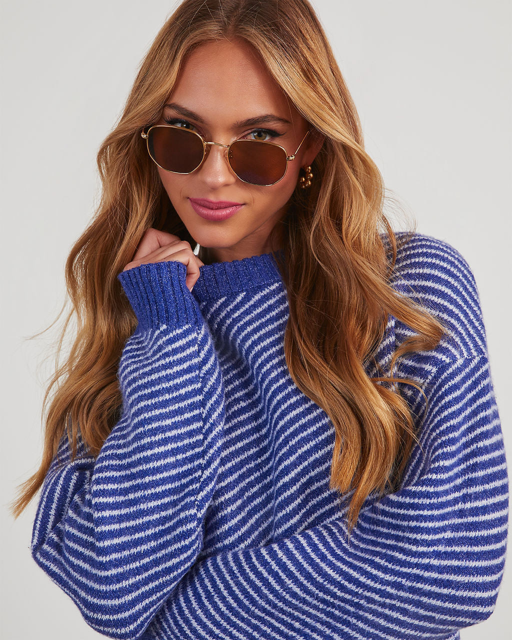 Mallory Striped Crewneck Sweater