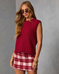 Rosaria Knit Sweater Vest