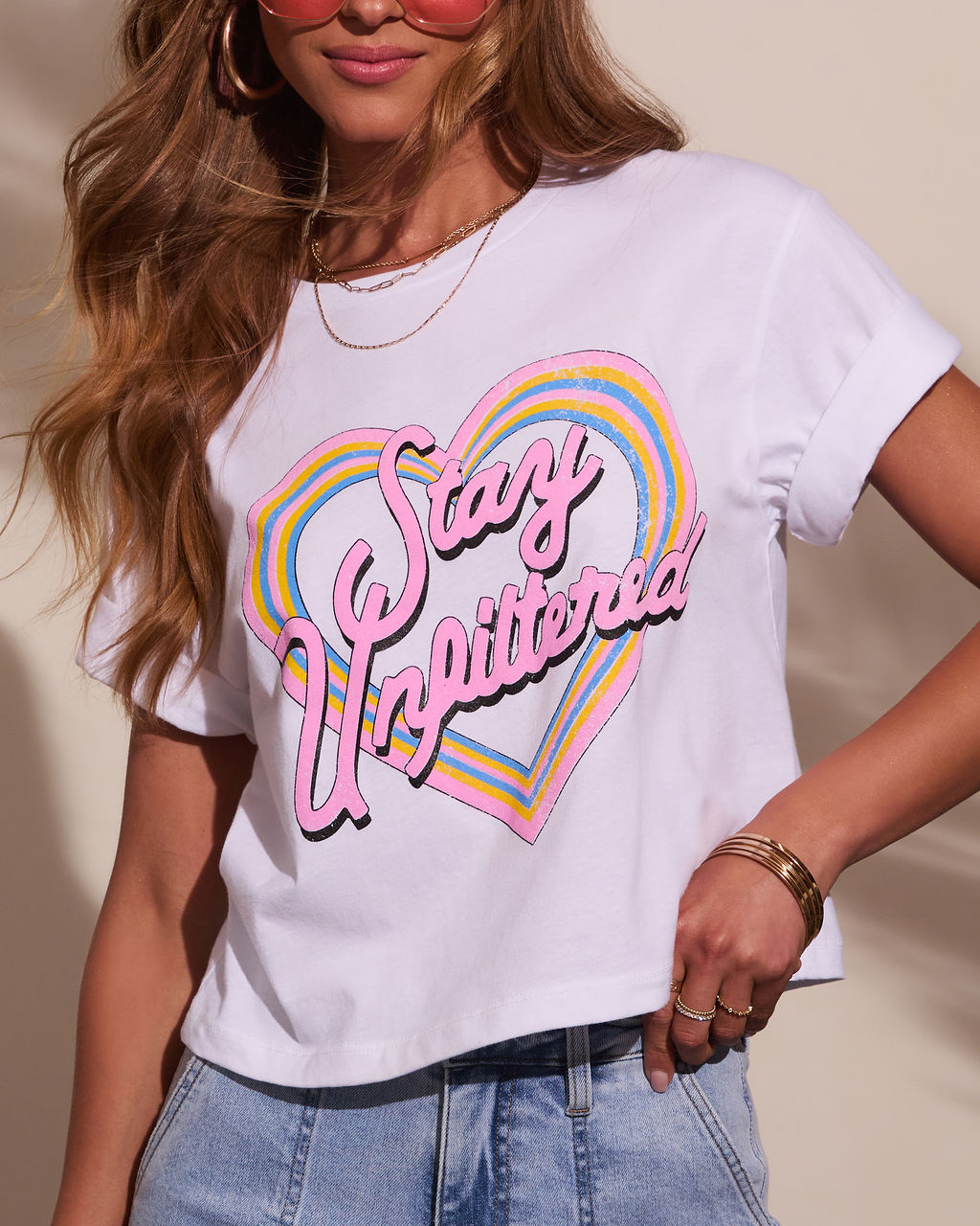 Stay Unfiltered Short Sleeve Graphic Tee