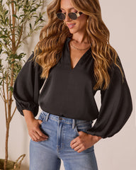 Teylor V Neck Long Sleeve Top