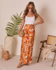 Chasing Sunsets Abstract Maxi Skirt