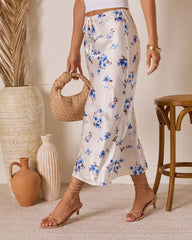 Selvie Floral Maxi Skirt