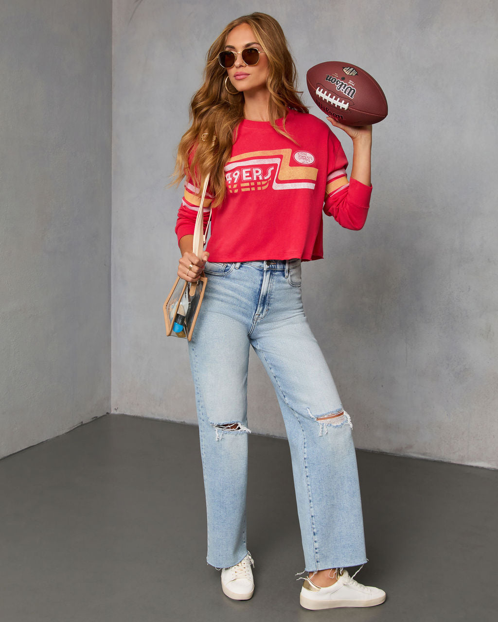 San Francisco 49ers Touchdown Long Sleeve Graphic Tee