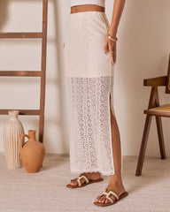 Sunkissed Tales Eyelet Maxi Skirt