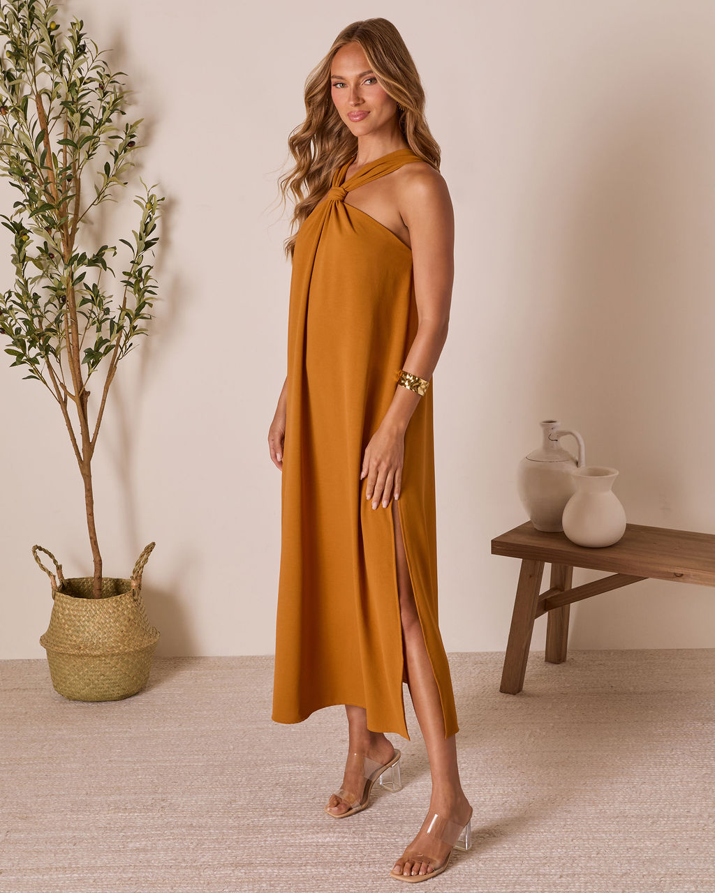 Rissa Halter Maxi Dress