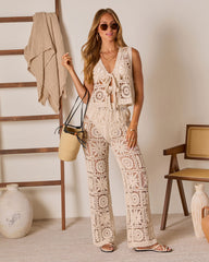 Britlee Crochet Cover Up Pants