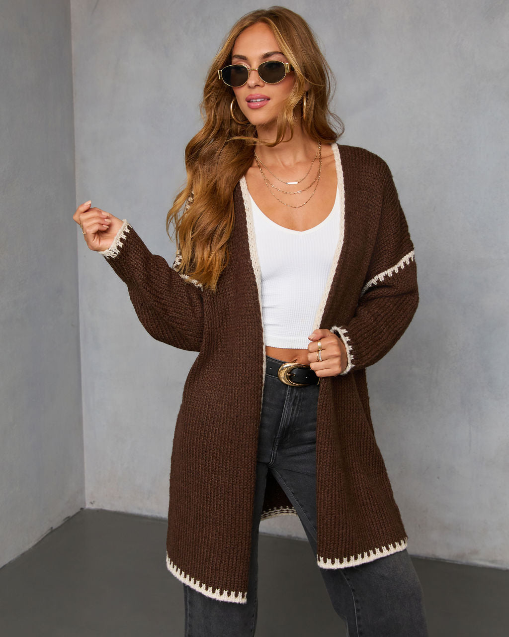 Game Day Tailgate Knit Cardigan