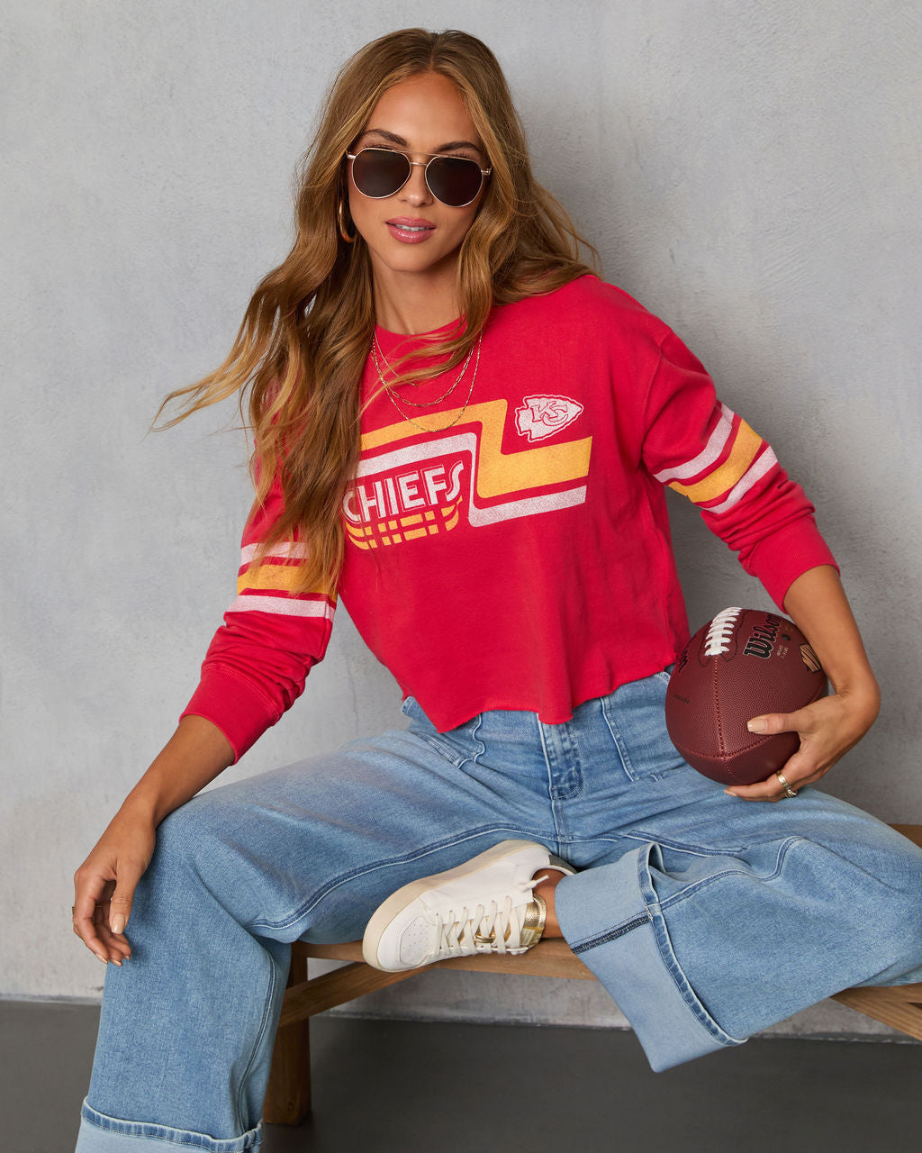 Kansas City Chiefs Zone Long Sleeve Graphic Tee