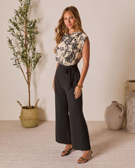 Brushsong Colorblock Jumpsuit