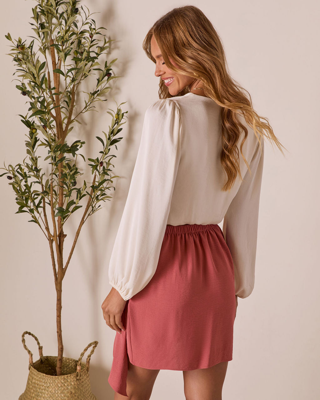 Salted Vanilla Peasant Top